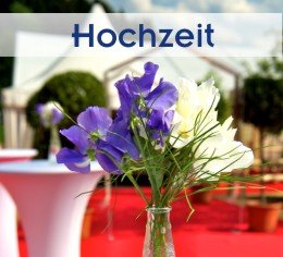 Hochzeit + Catering im Zelt von Zeltverleih Oberbayern